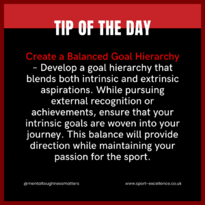 Create a Balanced Goal Hierarchy