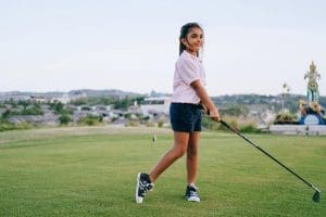 Young Golfer Smiling