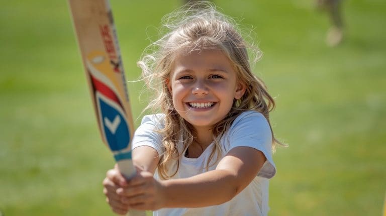 Girl Cricket Fun
