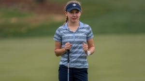 15 year old girl who plays golf and is often frustrated