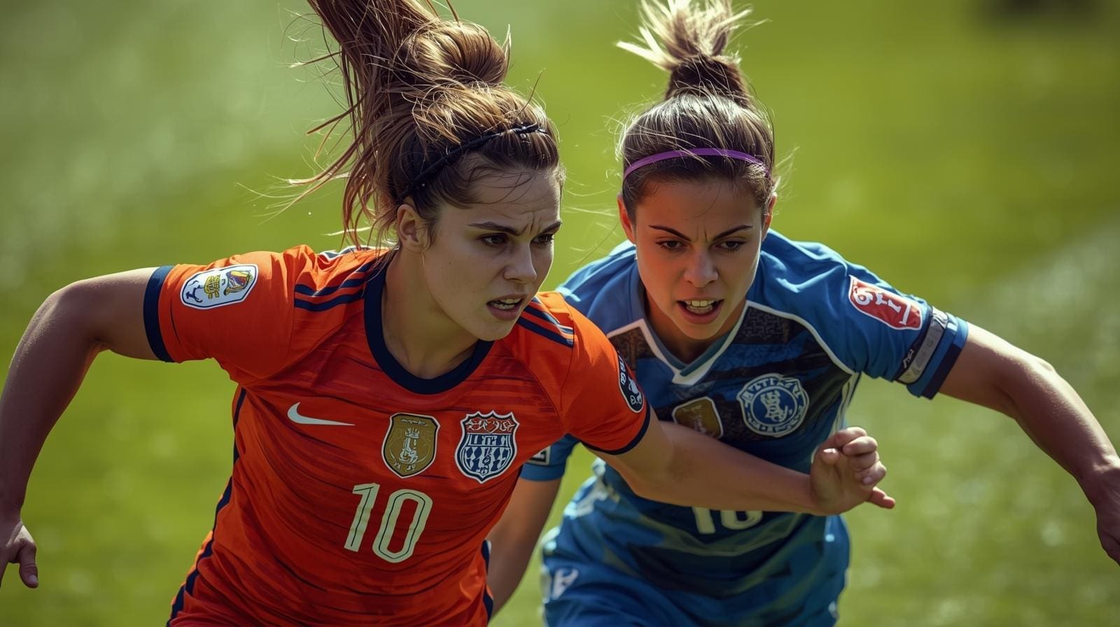 female soccer players